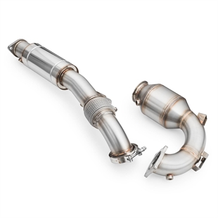 RM Motors Downpipe Hyundai i20N katalysator - EURO 6 med ljuddämpare